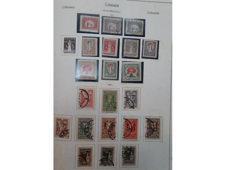 1918-1938 An impressive collection in KBA album, mainly used stamps,  19th-century range of countries with stronger European 